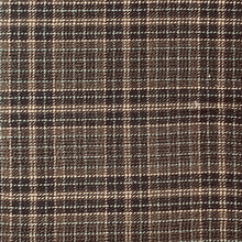 Load image into Gallery viewer, Wool-like Polyester Woven Fabric - Glen Check Plaid - Brown/Black
