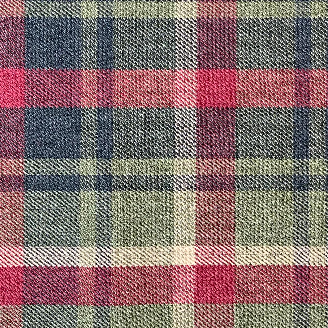 Wool Blend Flannel Plaid - Christmas