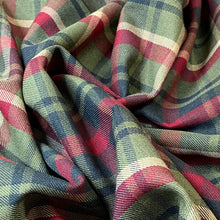 Load image into Gallery viewer, Wool Blend Flannel Plaid - Christmas
