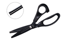Load image into Gallery viewer, Midnight Edition Lightweight Scallop Pinking Shears
