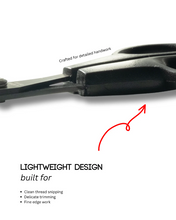 Load image into Gallery viewer, 4.75" Midnight Edition Curved Blade Scissors
