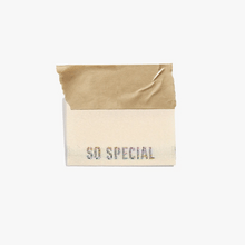 Load image into Gallery viewer, Metallic Side Seams (Cream) Woven Labels by KATM | Pack of 6 Labels
