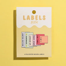 Load image into Gallery viewer, Maker Side Seams Woven Labels by KATM | Pack of 6 Labels
