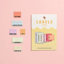 Load image into Gallery viewer, Maker Side Seams Woven Labels by KATM | Pack of 6 Labels
