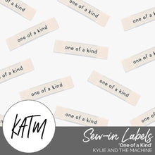 Load image into Gallery viewer, One of a Kind Woven Labels by KATM | Pack of 6 Labels
