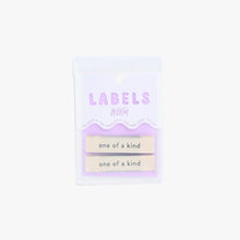 Load image into Gallery viewer, One of a Kind Woven Labels by KATM | Pack of 6 Labels
