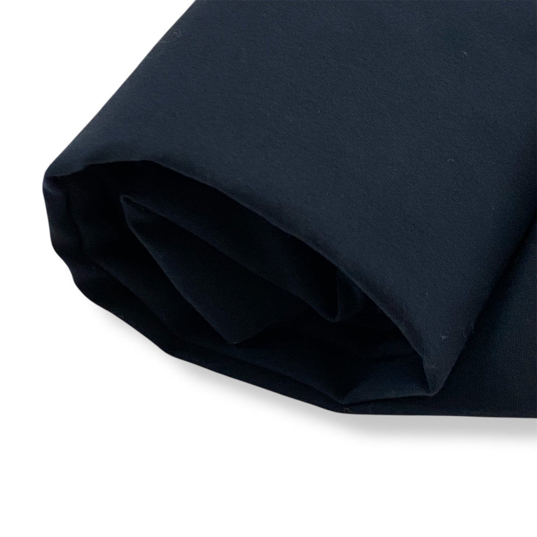 180 Dark Navy Woven Deadstock Remnant 1m Bundle