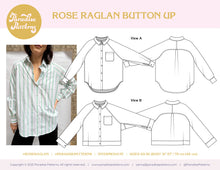 Load image into Gallery viewer, Rose Raglan Button Up Shirt with Ariane Clark (Nov 19, 26, Dec 4, 10)
