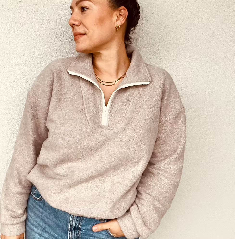 *NEW* The Quarter-Zip Sweatshirt with Liz Simpson (Sunday November 23 & 30 9:30 - 12:30)