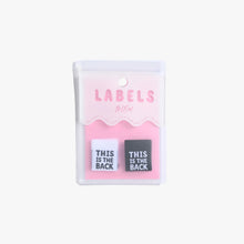Load image into Gallery viewer, This is the Back Woven Labels by KATM (Black &amp; White) | Pack of 6 Labels
