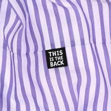 Load image into Gallery viewer, This is the Back Woven Labels by KATM (Black &amp; White) | Pack of 6 Labels
