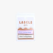 Load image into Gallery viewer, Hand-Fucking-Made Woven Labels | Pack of 6 Labels
