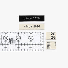 Load image into Gallery viewer, Circa 2026 Woven Labels | Pack of 6 Labels
