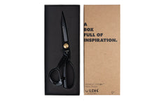 Load image into Gallery viewer, Midnight Edition Fabric Shears, 9”, Rubber Handle
