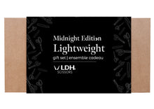Load image into Gallery viewer, Midnight Edition LIGHTWEIGHT Gift Set, 10” Lightweight Fabric Shear, 9&quot; Lightweight Pinking Shear, Thread Snip
