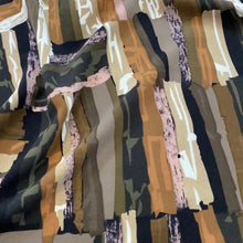 Load and play video in Gallery viewer, Crêpe Georgette- Abstract Earth Tones
