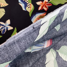 Load and play video in Gallery viewer, Mid-weight 100% Cotton Sateen - Midnight Riviera
