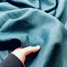 Load and play video in Gallery viewer, Wool Woven Fabric-Teal
