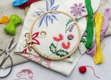 Load image into Gallery viewer, Hand Embroidery 201, More Techniques and Embellishments, Sunday June 23rd 2-5pm
