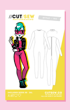 Load image into Gallery viewer, CUT/SEW Easy Bodysuit Leotard Beginner Sewing Pattern
