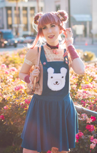 Load image into Gallery viewer, CUT/SEW Beginner Friendly Bear Pinafore Sewing Pattern
