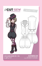 Load image into Gallery viewer, CUT/SEW Beginner Friendly Ouji Lolita Sewing Pattern
