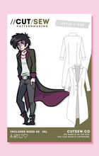 Load image into Gallery viewer, CUT/SEW Beginner Friendly Duster Coat Sewing Pattern
