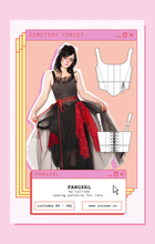 Load image into Gallery viewer, High Fashion Cropped Corset Sewing Pattern // CUT/SEW
