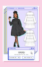 Load image into Gallery viewer, Beetlejuice Lydia Deetz Inspired Sewing Pattern - CUT/SEW
