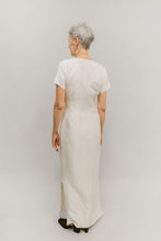 Load image into Gallery viewer, Photo of back view of 122.  Modification has left off the mandarin collar.
