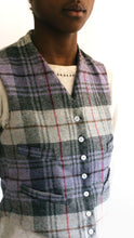 Load image into Gallery viewer, Close up of African woman wearing View C 222 Vintage Vests, collarless and four welts pockets
