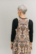 Load image into Gallery viewer, Photo of upper back of Long Greek Vest.
