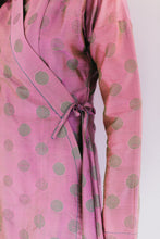 Load image into Gallery viewer, Close up photo of side tie on Thai Blouse.

