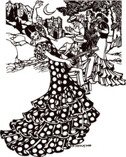 Load image into Gallery viewer, 140 Flamenco Dress and Practice Skirt
