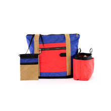 Load image into Gallery viewer, GALAXIE 3 - JET Travel Pouch, SUPERNOVA Tote (SMALL), ECLIPSE Organizer (SMALL)
