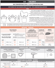 Load image into Gallery viewer, 2021 // GALAXIE 5 - 3-in-1 Convertible backpack - Jalie
