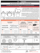 Load image into Gallery viewer, 2021 // GALAXIE 5 - 3-in-1 Convertible backpack - Jalie
