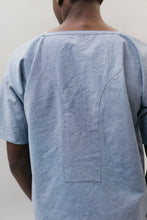 Load image into Gallery viewer, Back view of 211 Two middies showing the self patch.
