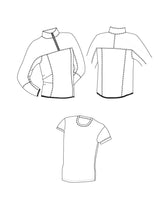 Load image into Gallery viewer, Jalie 2212 - Half-Zip Pullover and T-Shirt Pattern
