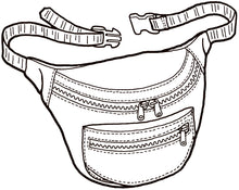 Load image into Gallery viewer, 230 – Traveler's Contour Waist Pack Pattern
