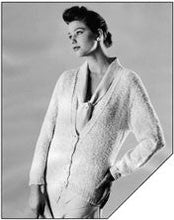 Load image into Gallery viewer, Black and white photo of women wearing the 237 Knitted Sweater.
