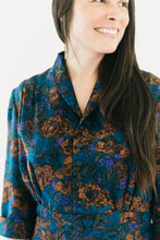 Load image into Gallery viewer, Close up of woman wearing the 247 Lindy Shirtdress butttoned up.
