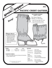 Load image into Gallery viewer, image of cover of 301 Pacific Crest Gaiters
