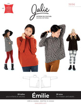 Load image into Gallery viewer, 3896 // ÉMILIE Sweater (free PDF pattern) - Jalie
