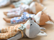 Load image into Gallery viewer, Sewing Pattern - Mini fox and wolf doll
