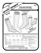 Load image into Gallery viewer, 504 Polar Socks sewing pattern cover
