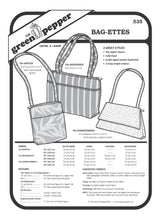 Load image into Gallery viewer, cover of the 535 Bag-ettes sewing pattern
