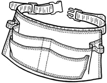 Load image into Gallery viewer, drawing of a tool belt
