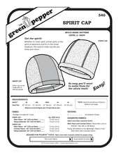 Load image into Gallery viewer, cover of sewing pattern for 540 Spirit Cap
