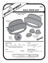 Load image into Gallery viewer, Image of cover of 542 Roll Brim Hat sewing pattern cover
